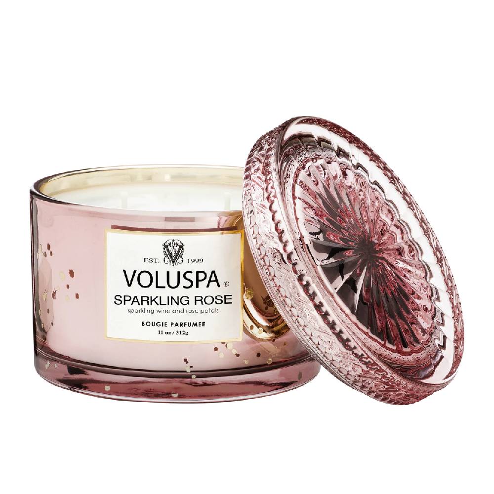 Sparkling Rose Corta HOME & GIFTS - Home Decor - Candles + Diffusers Voluspa   
