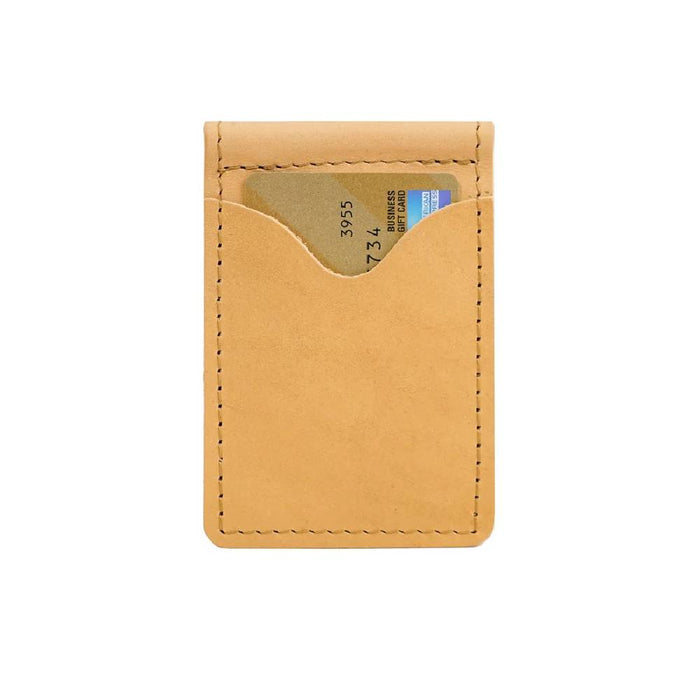 Rustico Money Clip Leather Wallet - FINAL SALE MEN - Accessories - Wallets & Money Clips RUSTICO Buckskin  