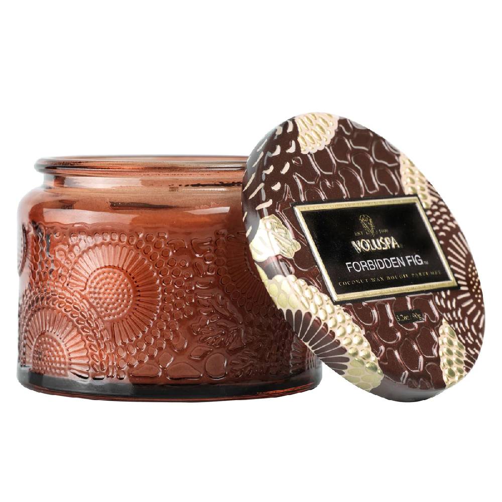 Forbidden Fig Petite Glass Jar Candle HOME & GIFTS - Home Decor - Candles + Diffusers Voluspa   