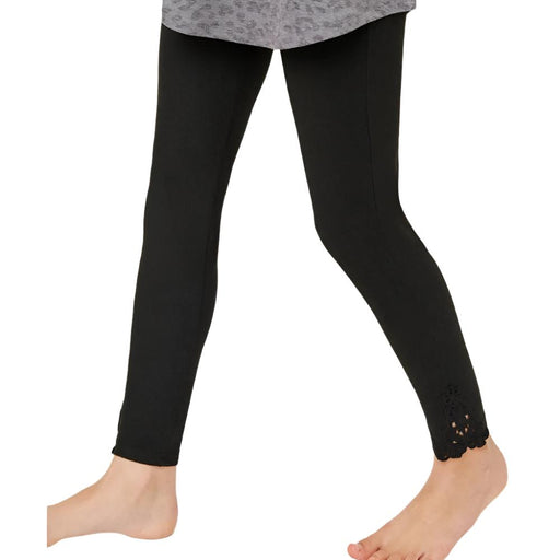 Hayden Girl's Lace Trim Brushed Legging - FINAL SALE KIDS - Girls - Clothing - Pants Hayden Los Angeles