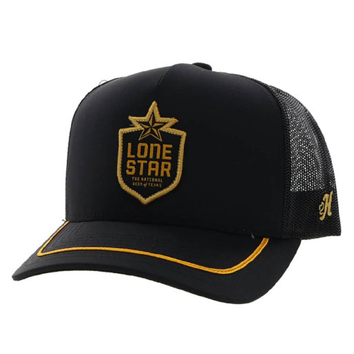 Hooey Lone Star Black Trucker Cap HATS - BASEBALL CAPS Hooey   