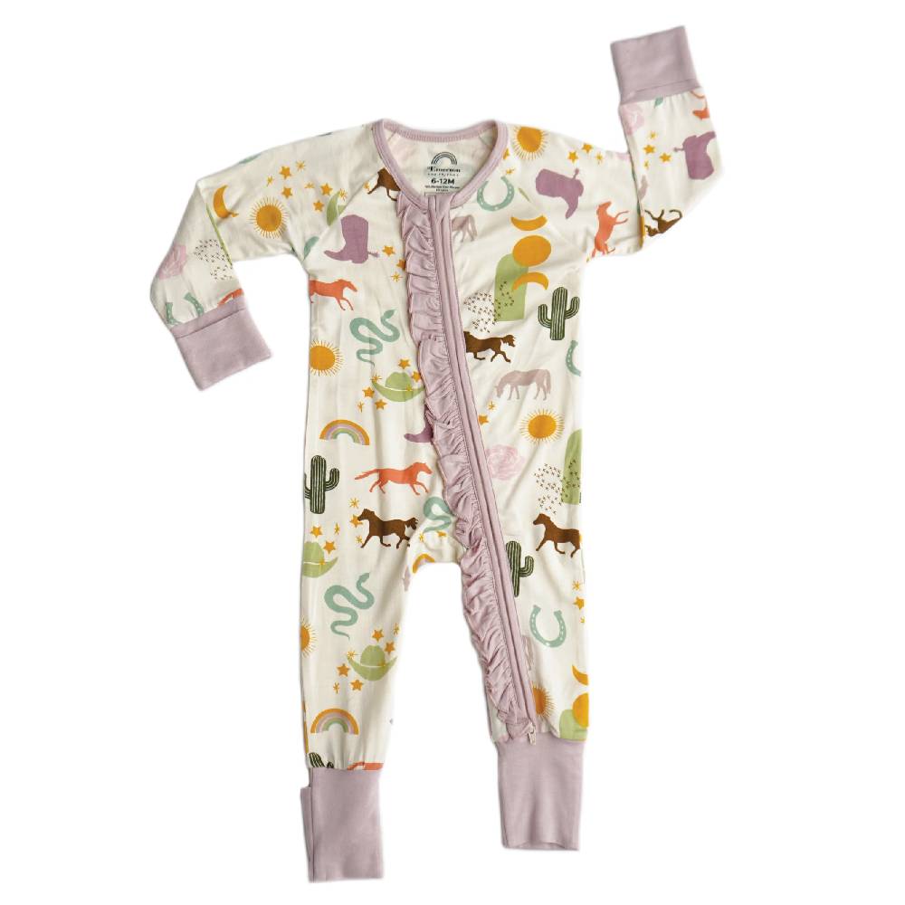 Emerson And Friends Girl's Wild & Free Bamboo Romper KIDS - Baby - Baby Girl Clothing Emerson And Friends   