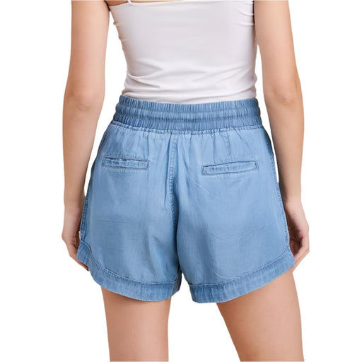 Elastic Drawstring Denim Short WOMEN - Clothing - Shorts Staccato   