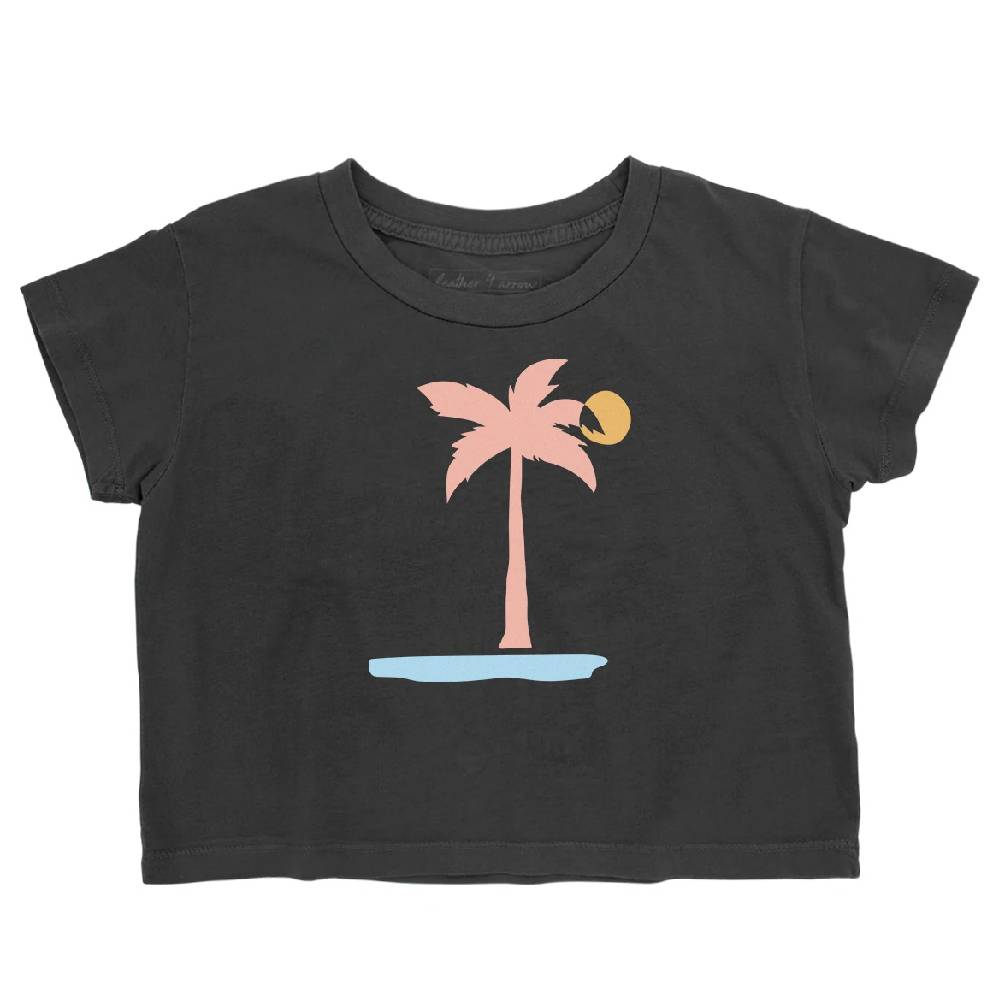 Girl's Beach Nights Boxy Tee- FINAL SALE KIDS - Girls - Clothing - T-Shirts FEATHER 4 ARROW   