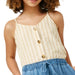 Girl's Striped V-Neck Cami KIDS - Girls - Clothing - Tops - Sleeveless Tops Hayden Los Angeles   
