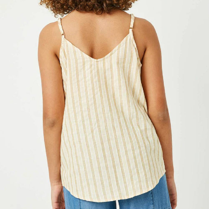 Girl's Striped V-Neck Cami KIDS - Girls - Clothing - Tops - Sleeveless Tops Hayden Los Angeles   