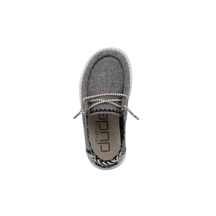 Hey Dude Youth Wendy - Chambray Onyx KIDS - Footwear - Casual Shoes Hey Dude