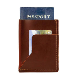 Rustico Passenger Leather Passport Sleeve - FINAL SALE ACCESSORIES - Luggage & Travel RUSTICO Saddle  