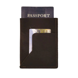 Rustico Passenger Leather Passport Sleeve ACCESSORIES - Luggage & Travel RUSTICO Dk Brown  