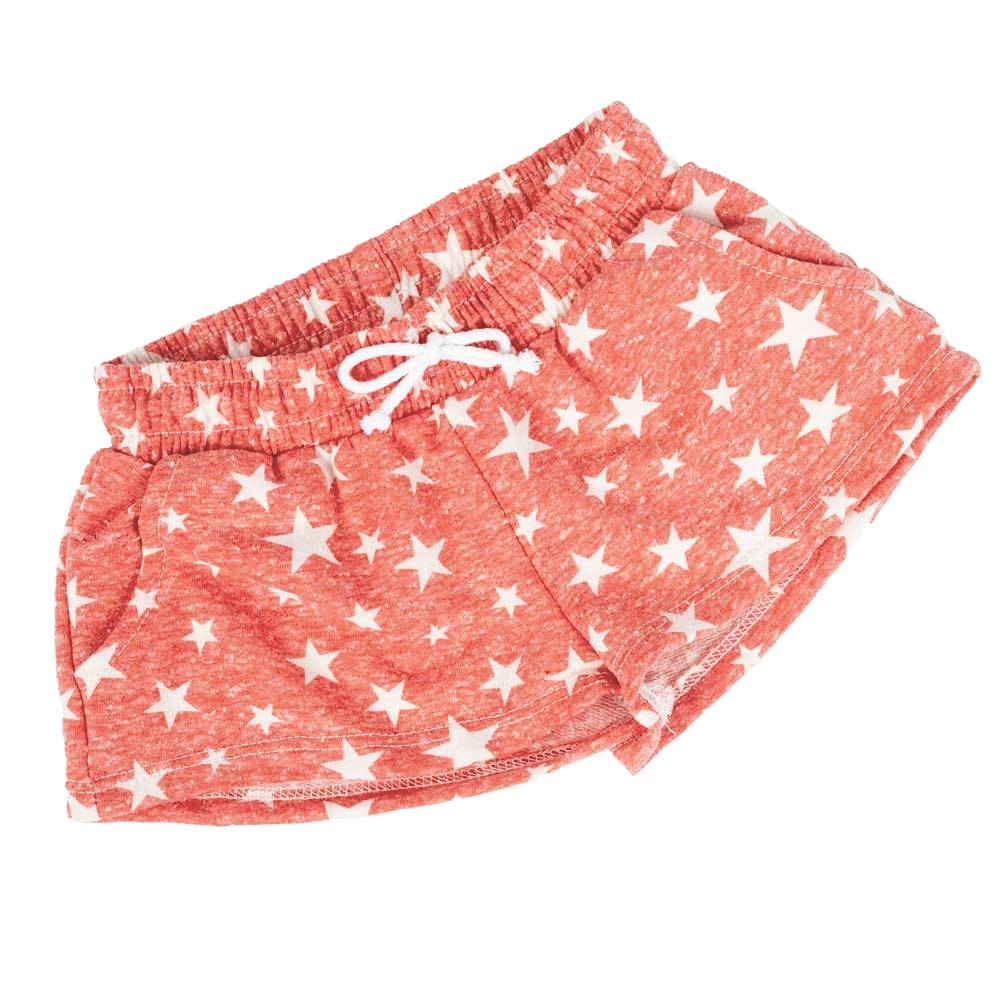 Girl's Red Star Short- FINAL SALE KIDS - Girls - Clothing - Shorts Erge Designs   