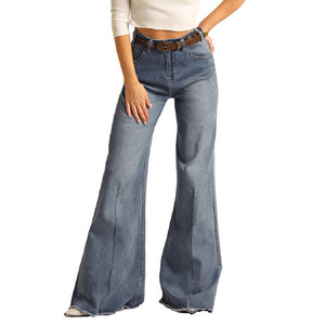 Rock & Roll Denim Pallazo Flare Jean WOMEN - Clothing - Jeans Panhandle   