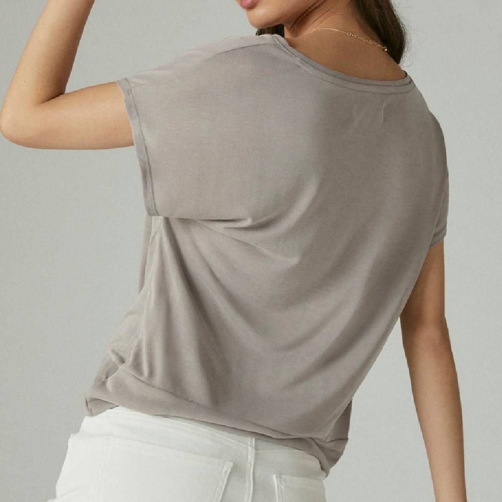 Lucky Brand Twist Front Tee