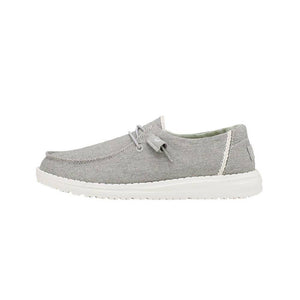 Hey Dude Youth Wendy - Chambray Braid Grey - BLACK FRIDAY SALE KIDS - Footwear - Casual Shoes Hey Dude