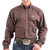 Cinch Solid Brown Button Shirt MEN - Clothing - Shirts - Long Sleeve Shirts Cinch   