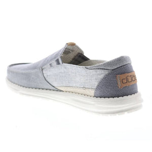Hey Dude Thad - Chambray Ghost Grey MEN - Footwear - Casual Shoes HEY DUDE   