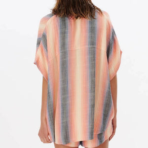 Rip Curl Melting Waves Stripe Shirt WOMEN - Clothing - Tops - Short Sleeved Rip Curl   