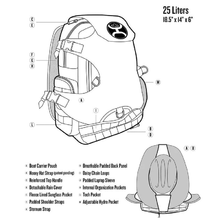 Hooey Mule Backpack ACCESSORIES - Luggage & Travel - Backpacks & Belt Bags Hooey   