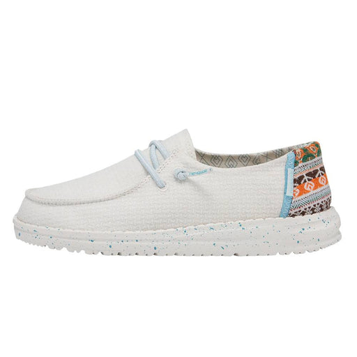 Hey Dude Youth Wendy - White Aztec KIDS - Footwear - Casual Shoes Hey Dude