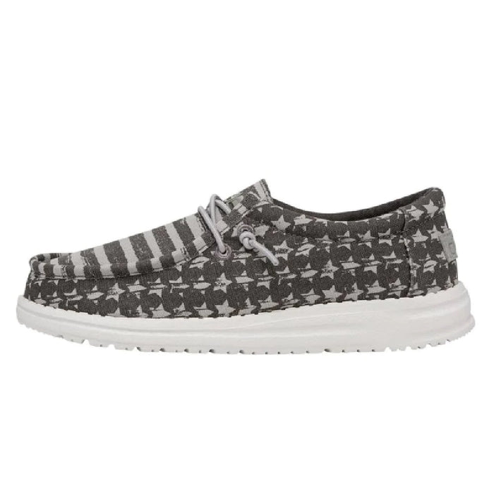 Hey Dude Youth Wally - Greyed Patriotic KIDS - Footwear - Casual Shoes Hey Dude   