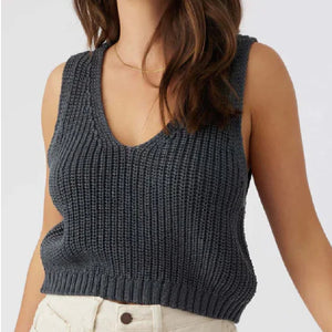 O'Neill Jolene Sleeveless Knit Crop Sweater - FINAL SALE WOMEN - Clothing - Tops - Sleeveless O'Neill   