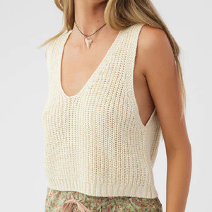 O'Neill Jolene Sleeveless Knit Crop Sweater WOMEN - Clothing - Tops - Sleeveless O'Neill   