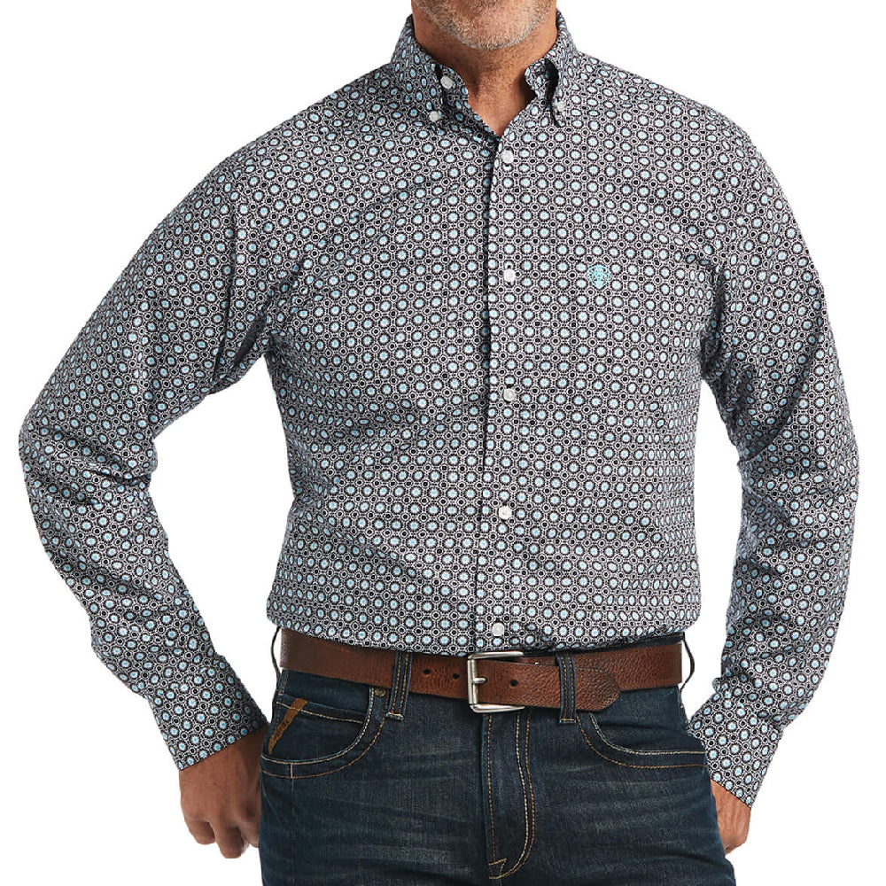 Ariat Issa Stretch Fitted Button Down Shirt MEN - Clothing - Shirts - Long Sleeve Shirts Ariat Clothing   