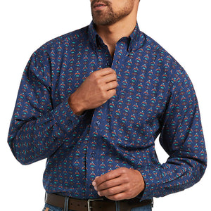 Ariat Damien Classic Fit Button Down Shirt MEN - Clothing - Shirts - Long Sleeve Shirts Ariat Clothing   
