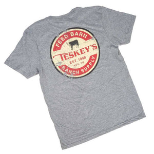 Teskey's Feed Barn Ranch Supply Tee - Premium Heather TESKEY'S GEAR - SS T-Shirts Ouray Sportswear   