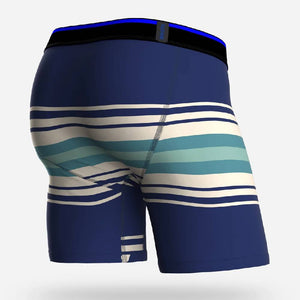 BN3TH Classic Boxer Brief - Sunday Stripe Navy MEN - Clothing - Underwear, Socks & Loungewear BN3TH   