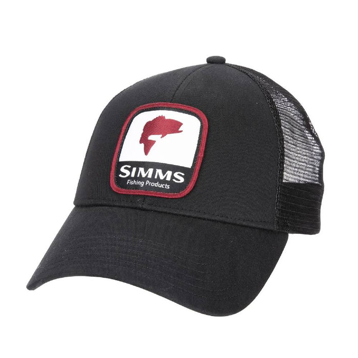 Simms Bass Patch Trucker Cap HATS - BASEBALL CAPS Simms Fishing   
