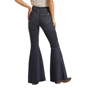 Rock & Roll Denim Front Seam Bargain Bell Jean - FINAL SALE WOMEN - Clothing - Jeans Panhandle   