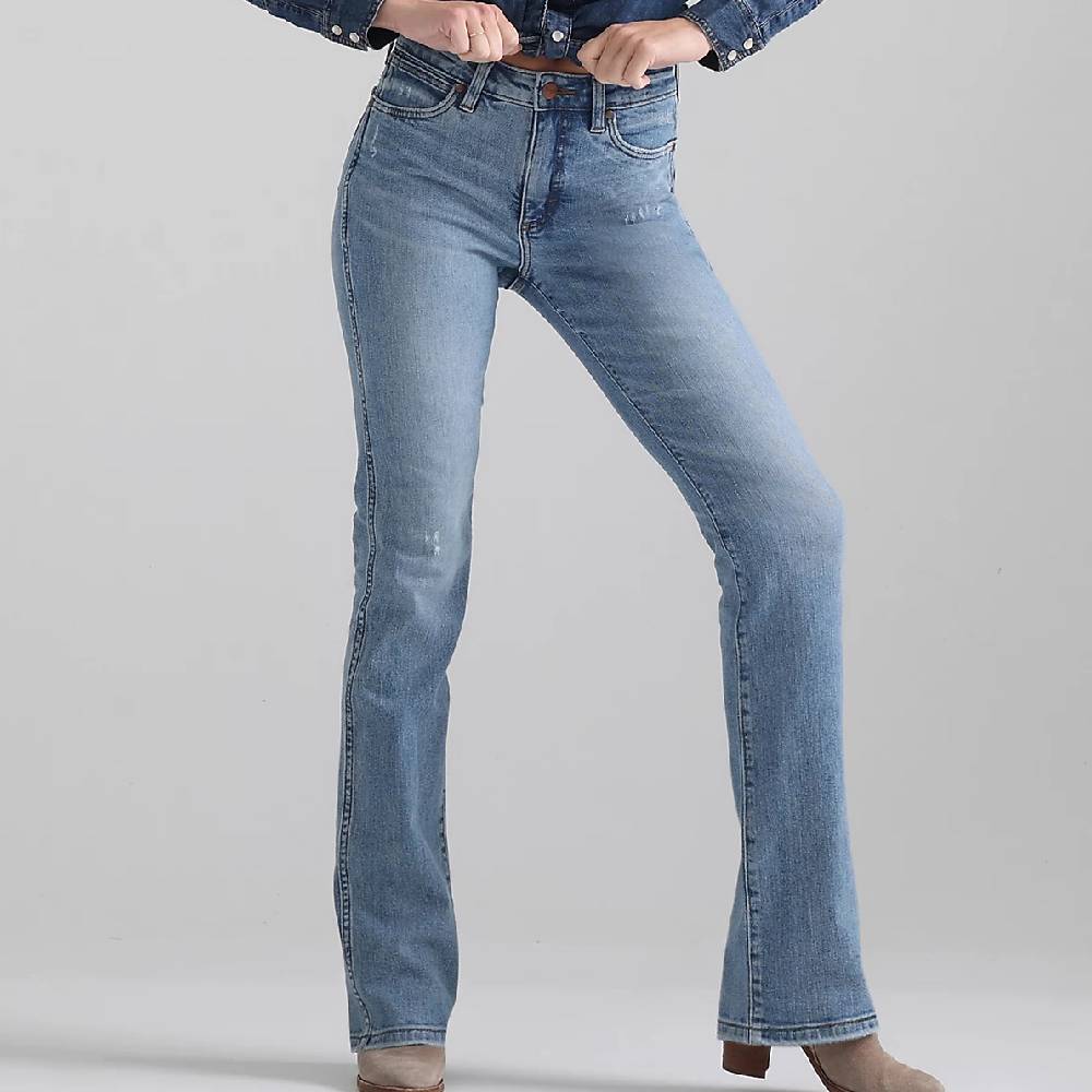 Wrangler Retro High Rise Green Jean - FINAL SALE WOMEN - Clothing - Jeans WRANGLER   