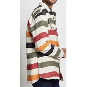 Pendleton Driftwood Glacier Stripe Shirt MEN - Clothing - Shirts - Long Sleeve Shirts PENDLETON   