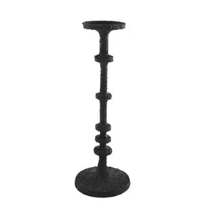 Medium Black Metal Candlestick HOME & GIFTS - Home Decor - Decorative Accents Mud Pie   