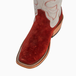 Rios of Mercedes Women's Hot Red Waxy Kudu Boot WOMEN - Footwear - Boots - Western Boots Rios of Mercedes Boot Co.   