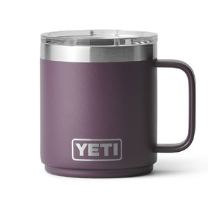 YETI Rambler 10 oz LOWBALL with MagSlider Lid (CHARCOAL GRAY) NEW w/STICKERS