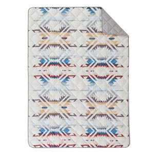 Pendleton Packable Throw Blanket - White Sands Sandshell HOME & GIFTS - Home Decor - Blankets + Throws PENDLETON   
