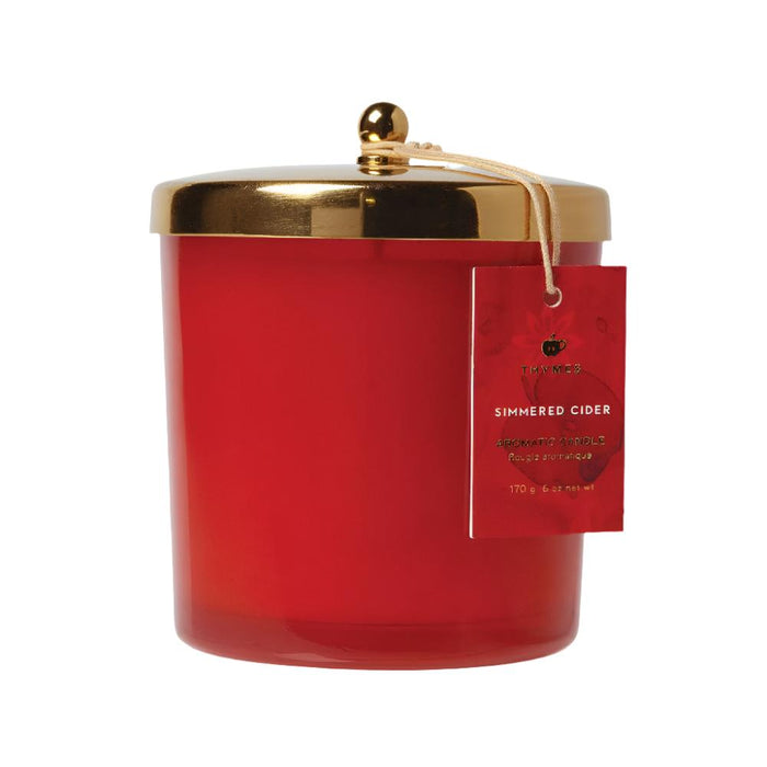 Thymes Simmered Cider Red Harvest Poured Candle HOME & GIFTS - Home Decor - Candles + Diffusers Thymes   