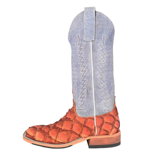 Anderson Bean Women's Cognac Matte Big Bass Tan Boot - Teskey's Exclusive WOMEN - Footwear - Boots - Exotic Boots Anderson Bean Boot Co.   