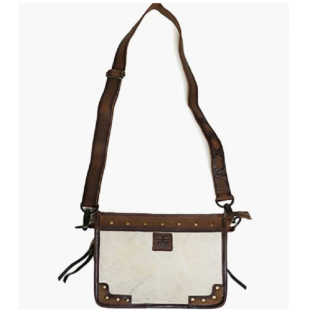 STS Ranchwear Womens Yippe Kiyay Sansa Satchel Cowhide Purse - 275834 N/A