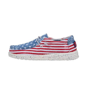 Hey Dude Toddler Wally - Stars N Stripes KIDS - Baby - Baby Footwear Hey Dude