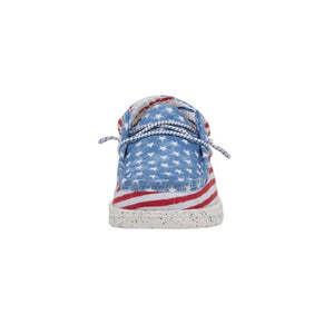 Hey Dude Toddler Wally - Stars N Stripes KIDS - Baby - Baby Footwear Hey Dude