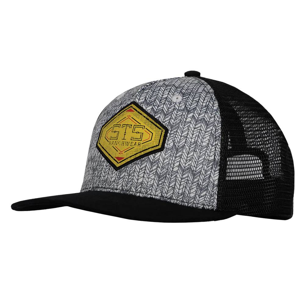 STS Ranchwear Herringbone Patch Cap HATS - BASEBALL CAPS STS Ranchwear   