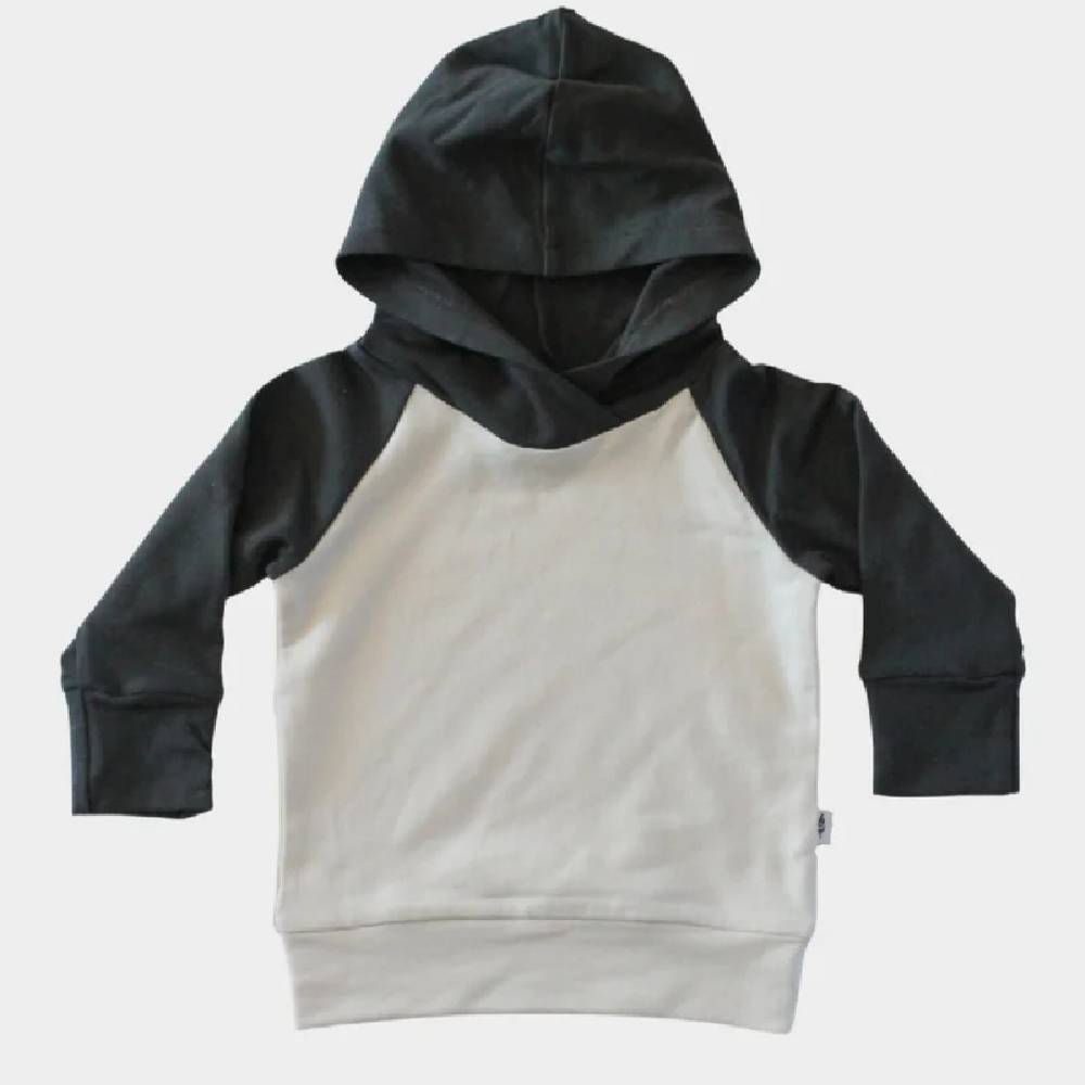 Babysprouts Colorblock Hoodie - Graphite - FINAL SALE KIDS - Baby - Baby Boy Clothing Babysprouts   