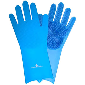 Classic Equine Wash Gloves FARM & RANCH - Animal Care - Equine - Grooming Classic Equine Blue  