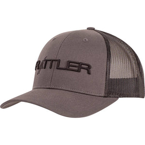 Rattler Rope Cap with Embroidered Logo HATS - BASEBALL CAPS Rattler Charcoal/Black  