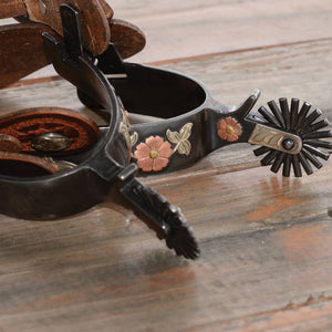 Classic Equine Flower Series 1-1/4" Spurs Tack - Bits, Spurs & Curbs - Spurs Classic Equine   