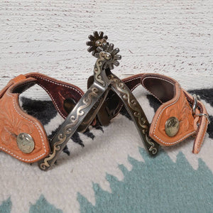 Classic Equine Youth Scroll Spurs Tack - Bits, Spurs & Curbs - Spurs Classic Equine   
