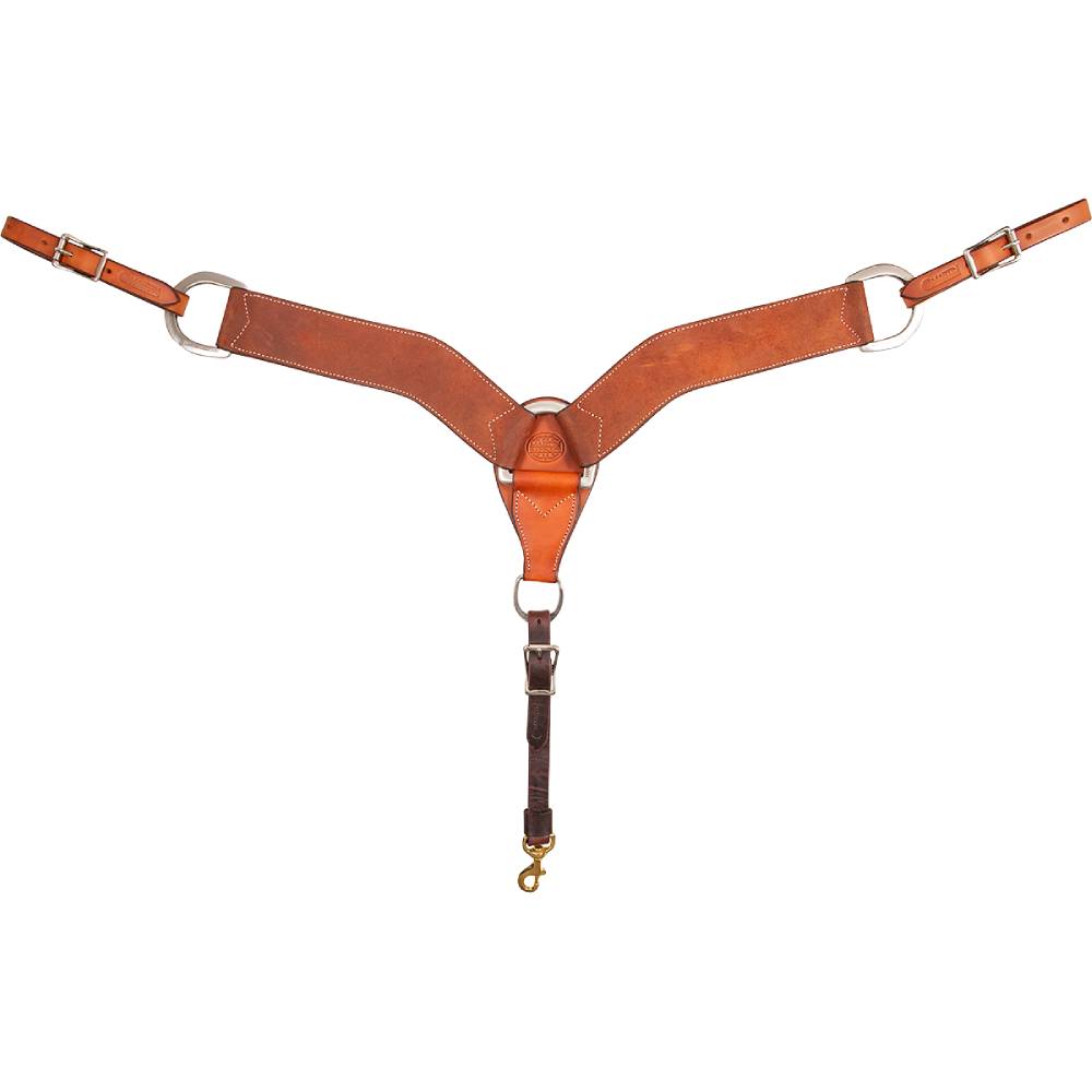Martin Saddlery 2-3/4" Chestnut Roughout Breast Collar Tack - Breast Collars Martin Saddlery   