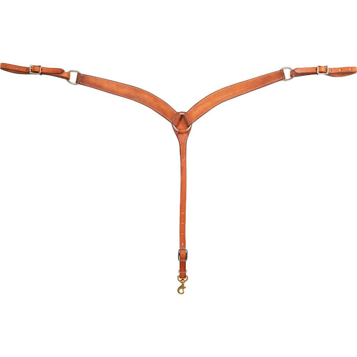 Martin Saddlery 1-3/4" Chestnut Roughout Breast Collar Tack - Breast Collars Martin Saddlery   